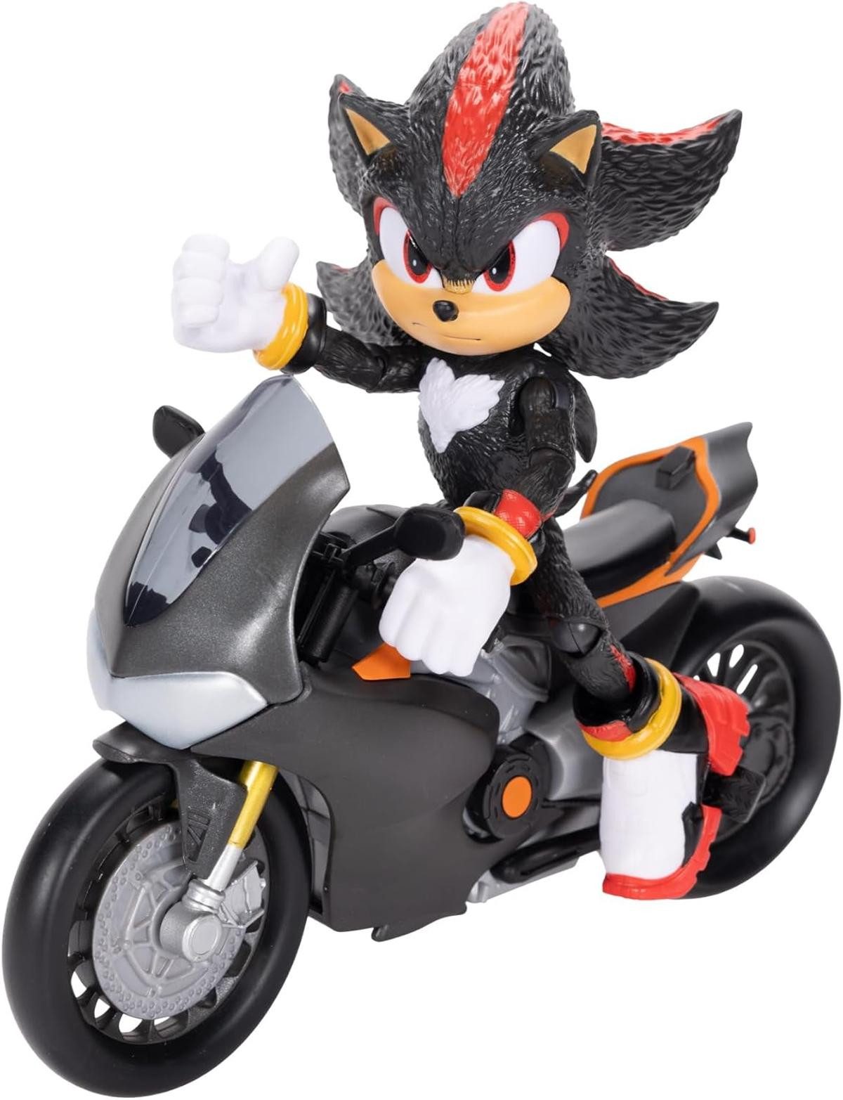 Jakks Pacific Actionfigur Sonic 3 der Film Shadow-Figur 15 cm beweglich Shadow-Mobile Schwarz 3+