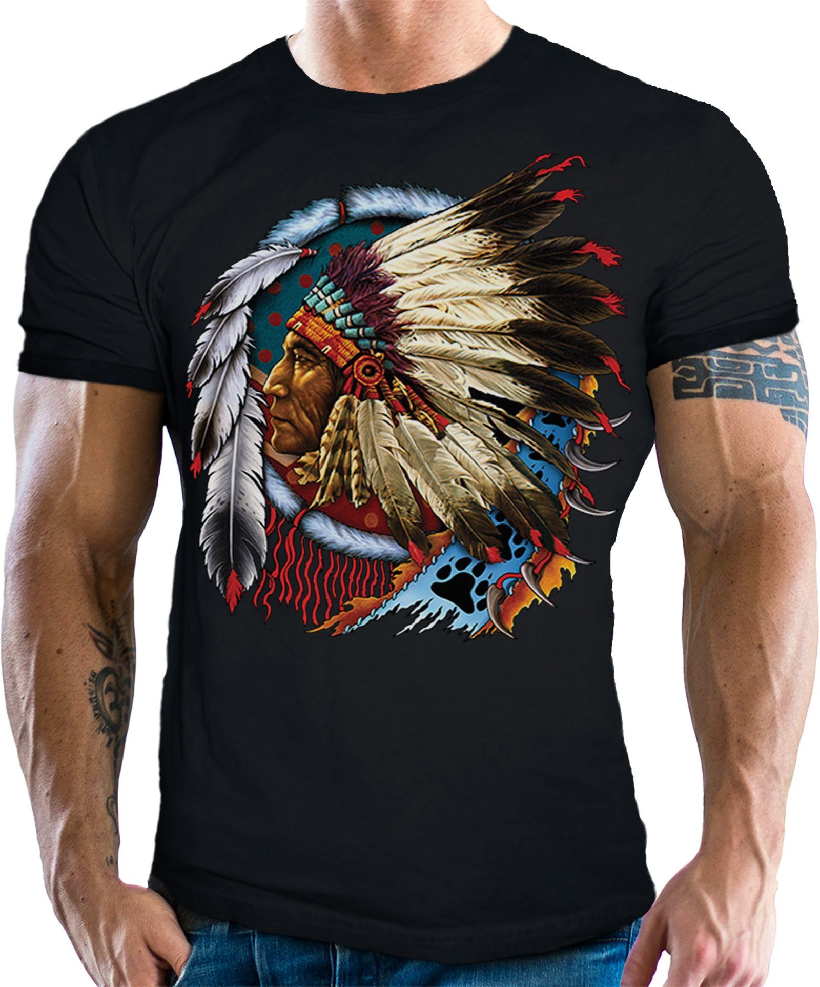 LOBO NEGRO® T-Shirt für Western und günstig online kaufen