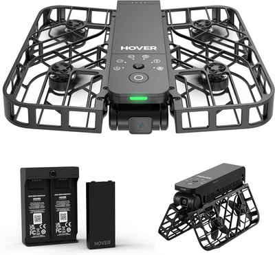 HOVERAir X1 Selbstfliegend Kamera, Drohne im Taschenformat HDR-Videoaufnahme Drohne (2,7K@30fps und 1080P, intelligente Flugrouten Faltbare Action-Kamera mit Freihandsteuerung)