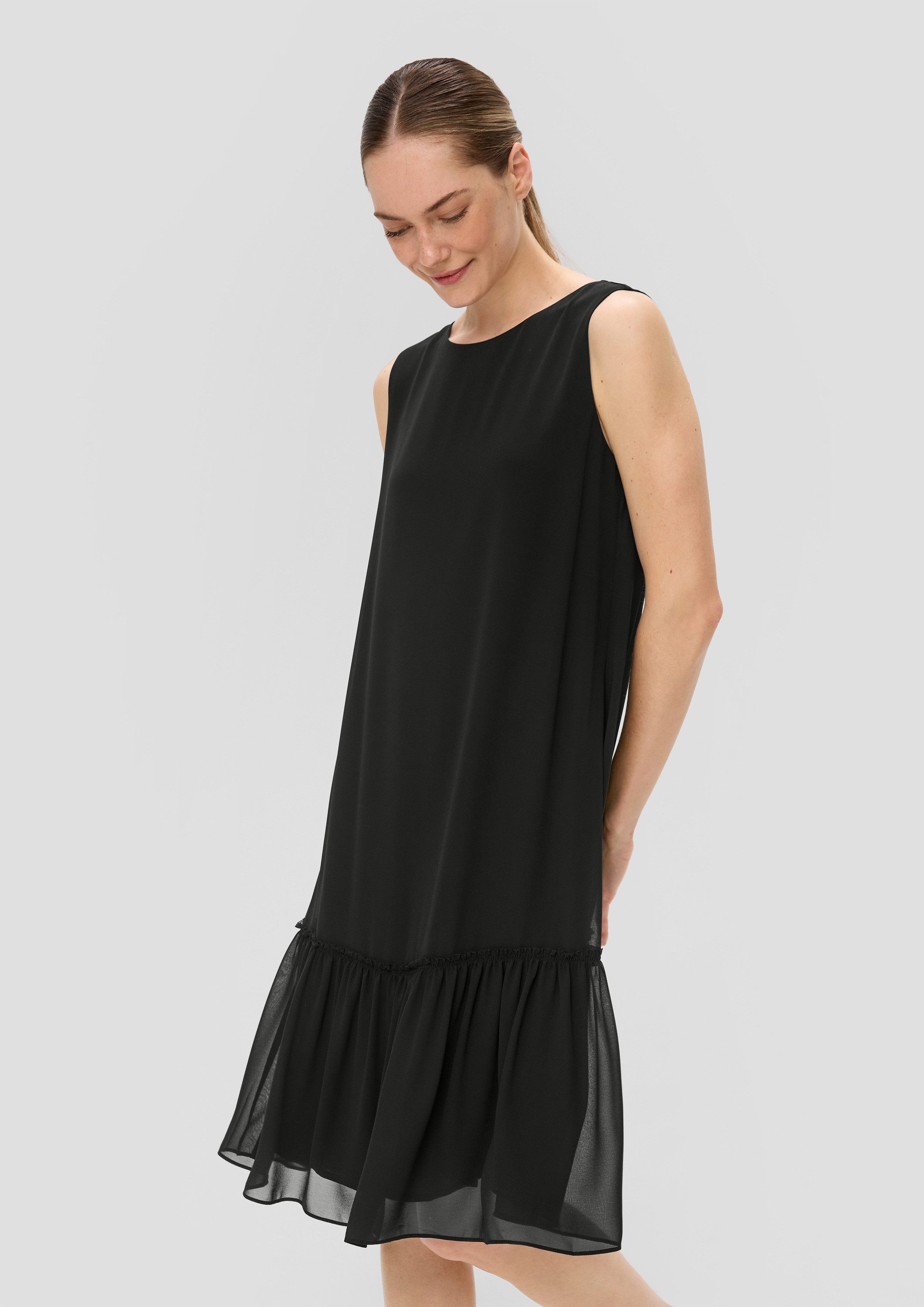 s.Oliver Minikleid Kleid Knieumspielendes Chiffon-Kleid mit günstig online kaufen
