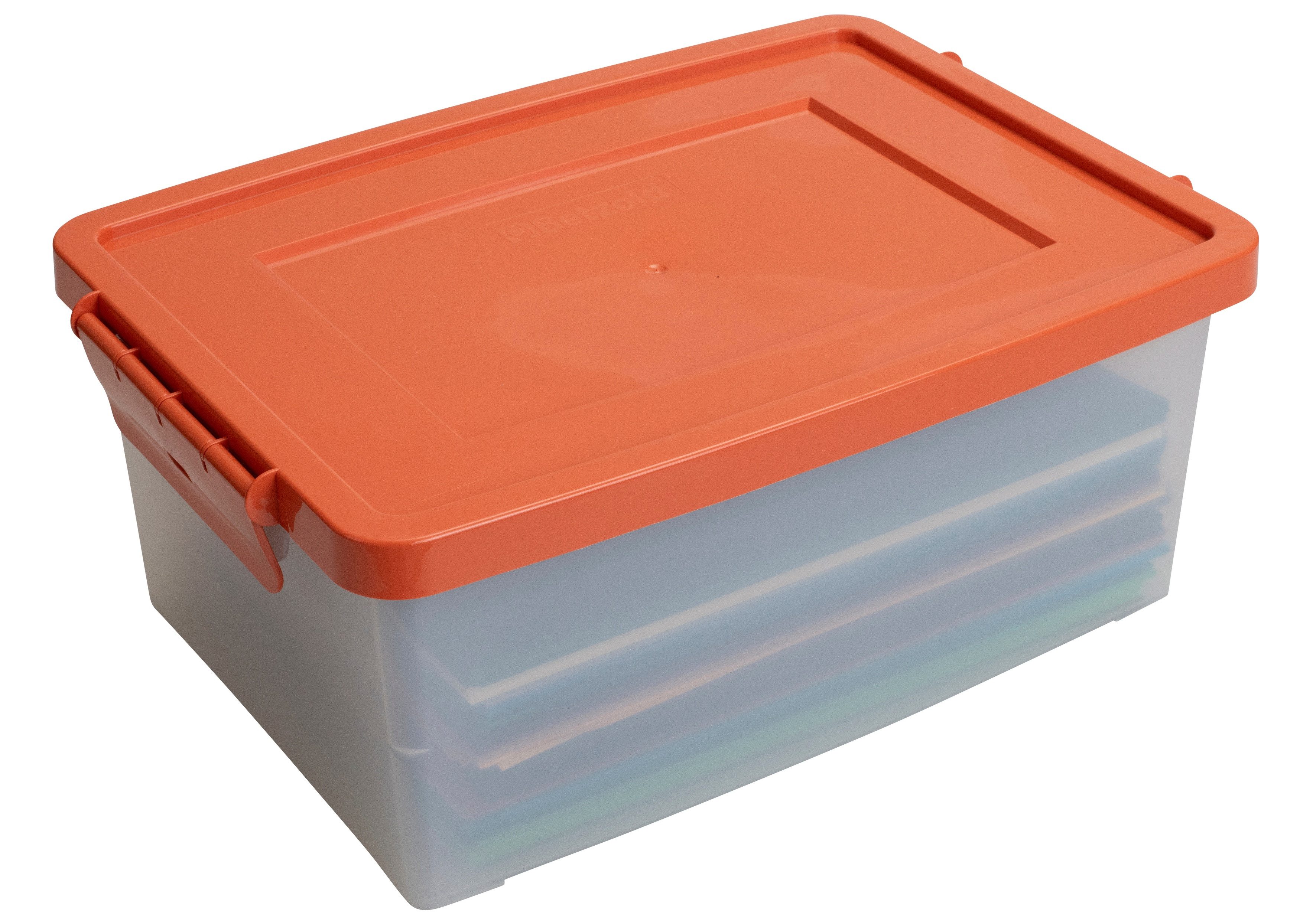 Betzold Aufbewahrungsbox Aufbewahrungsbox, 16 x 39,5 x 27,5 cm, weiß-transparent, treeNside