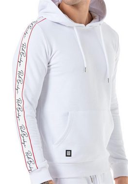 RedBridge Kapuzensweatshirt Kapuzenpullover mit Logoband Weiß S