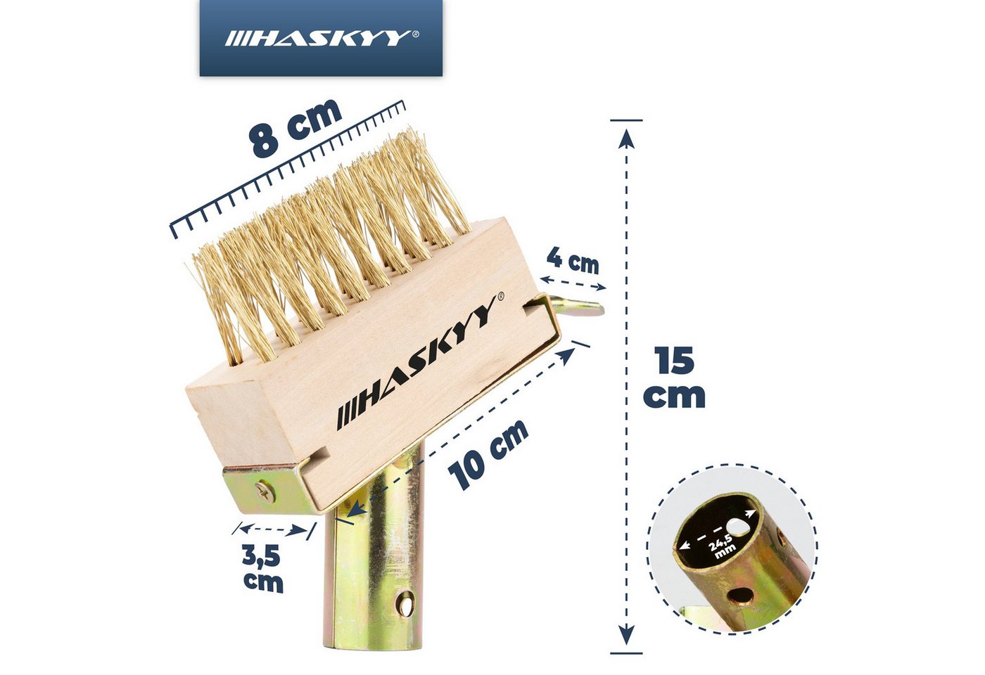 Thumbnail - HASKYY Unkrauthacke Fugenbürste Unkrautbürste Fugenkratzer Set 5-teilig