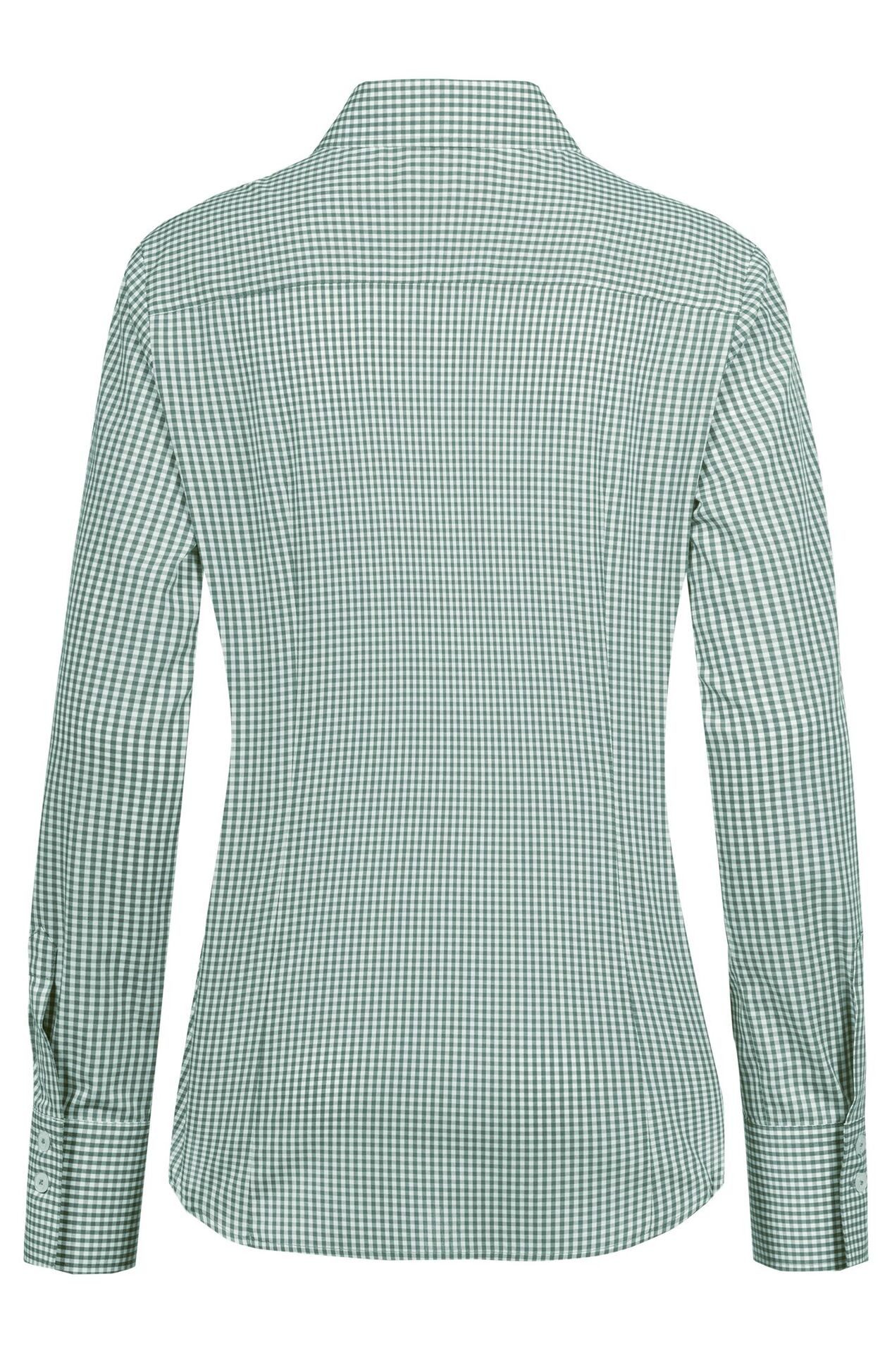 GREIFF Langarmbluse Greiff BASIC Damen Bluse Langarm Kent Regular vichy kar günstig online kaufen