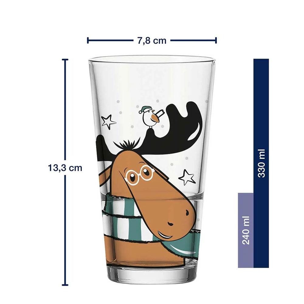 LEONARDO Geschirr Leonardo Trinkglas Becher Elch (330ml) günstig online kaufen