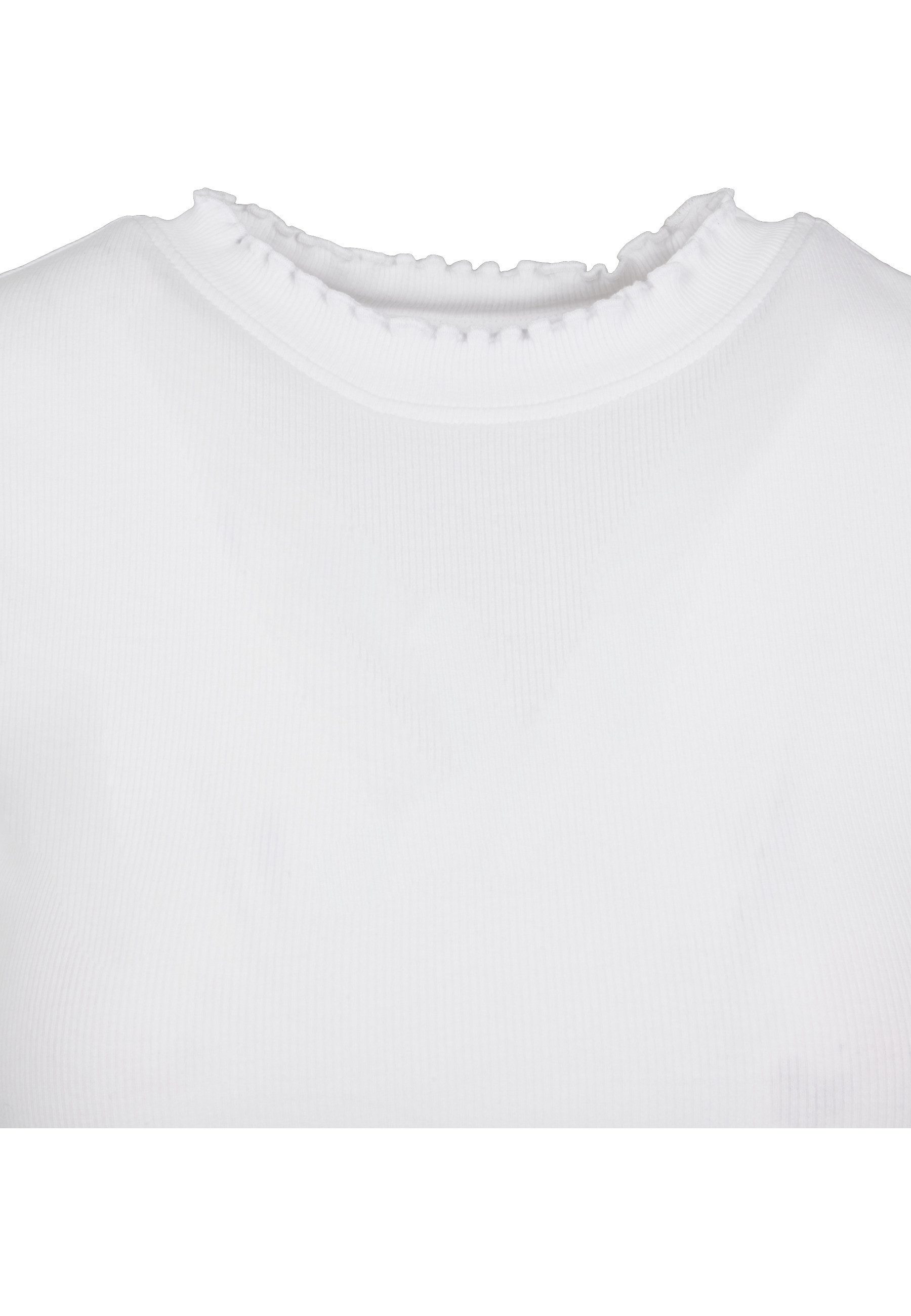 URBAN CLASSICS T-Shirt Urban Classics Damen Ladies Cropped Rib Tee (1-tlg) günstig online kaufen