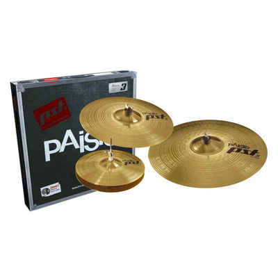 Paiste Schlagzeug, PST3 Cymbal Set "Universal" 20" Ride, 16" Crash, 14" HiHat