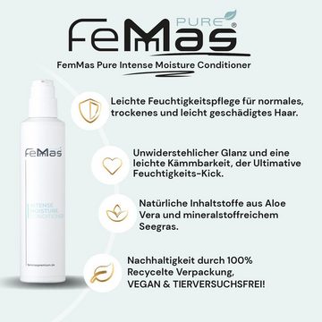 Femmas Premium Haarpflege-Set Femmas Pure Intense Moisture Geschenkset Shampoo & Conditioner, 2-tlg.