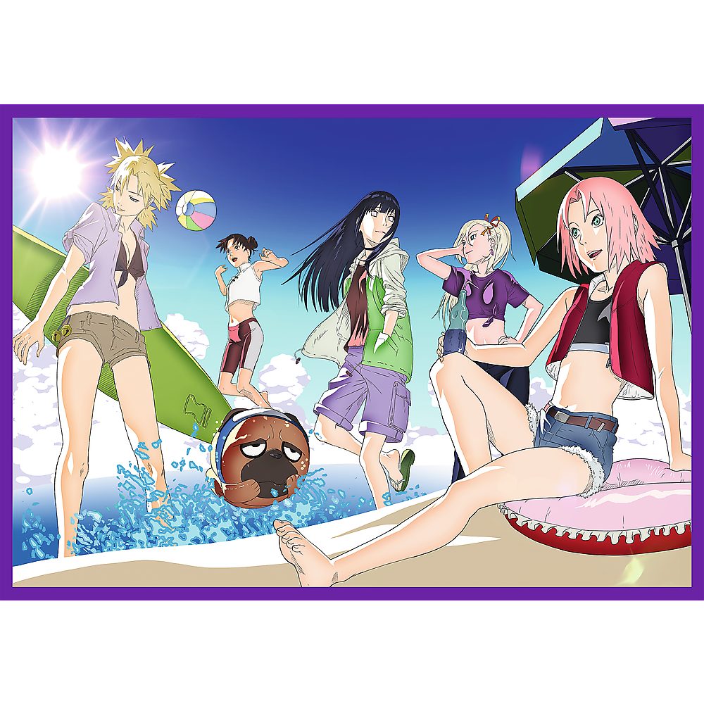 Trefl Puzzle Trefl, Die Abenteuer von Naruto, 4x250 Teile Puzzle, 250 Puzzleteile