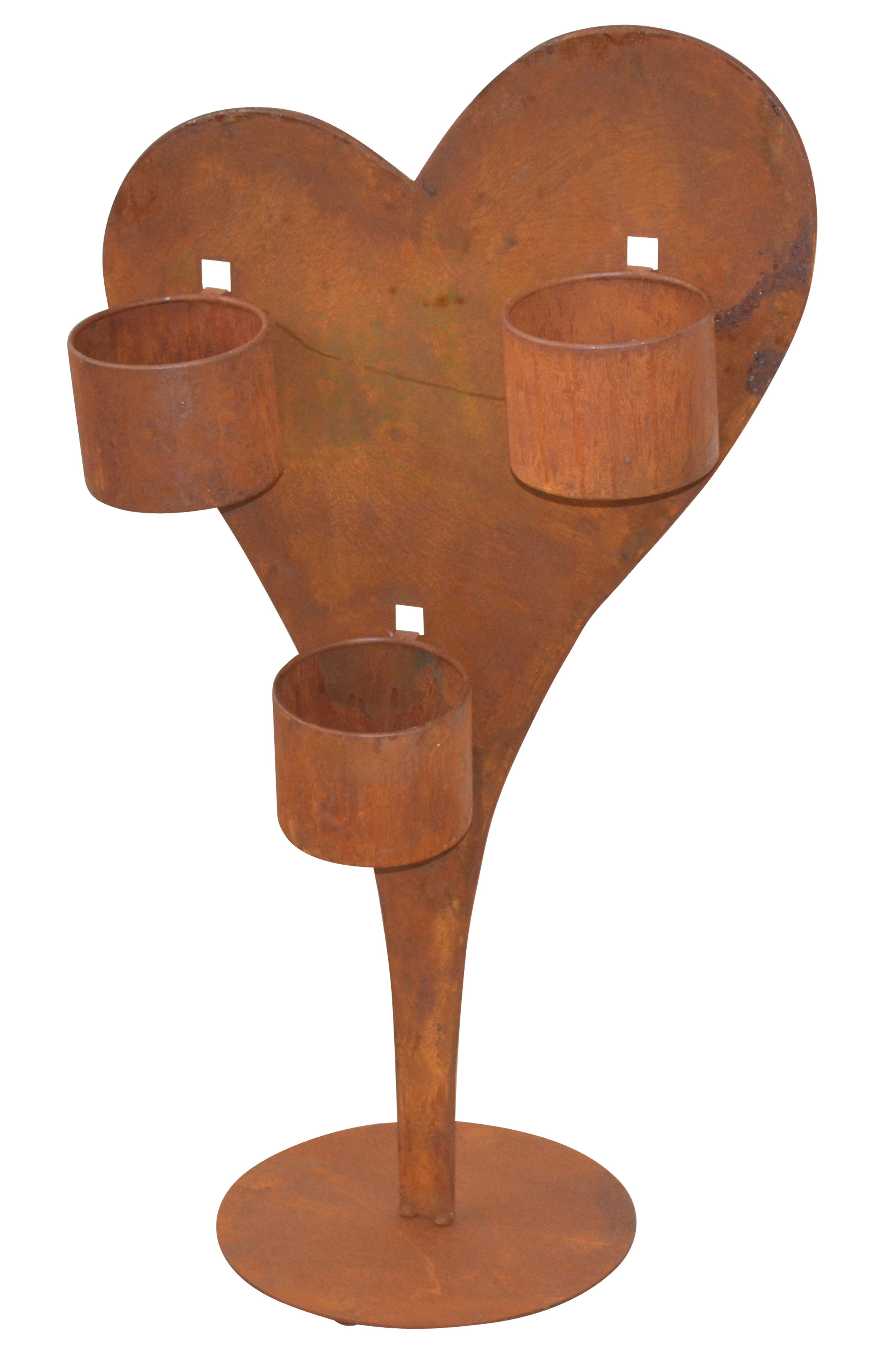 moebel-direkt-online Gartenfigur Herz, rostige Oberflächen-Patina, Durchmes günstig online kaufen