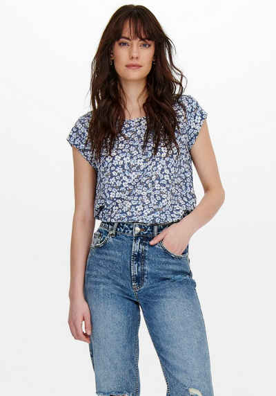 ONLY Shirtbluse ONLVIC S/S AOP TOP NOOS PTM mit Print