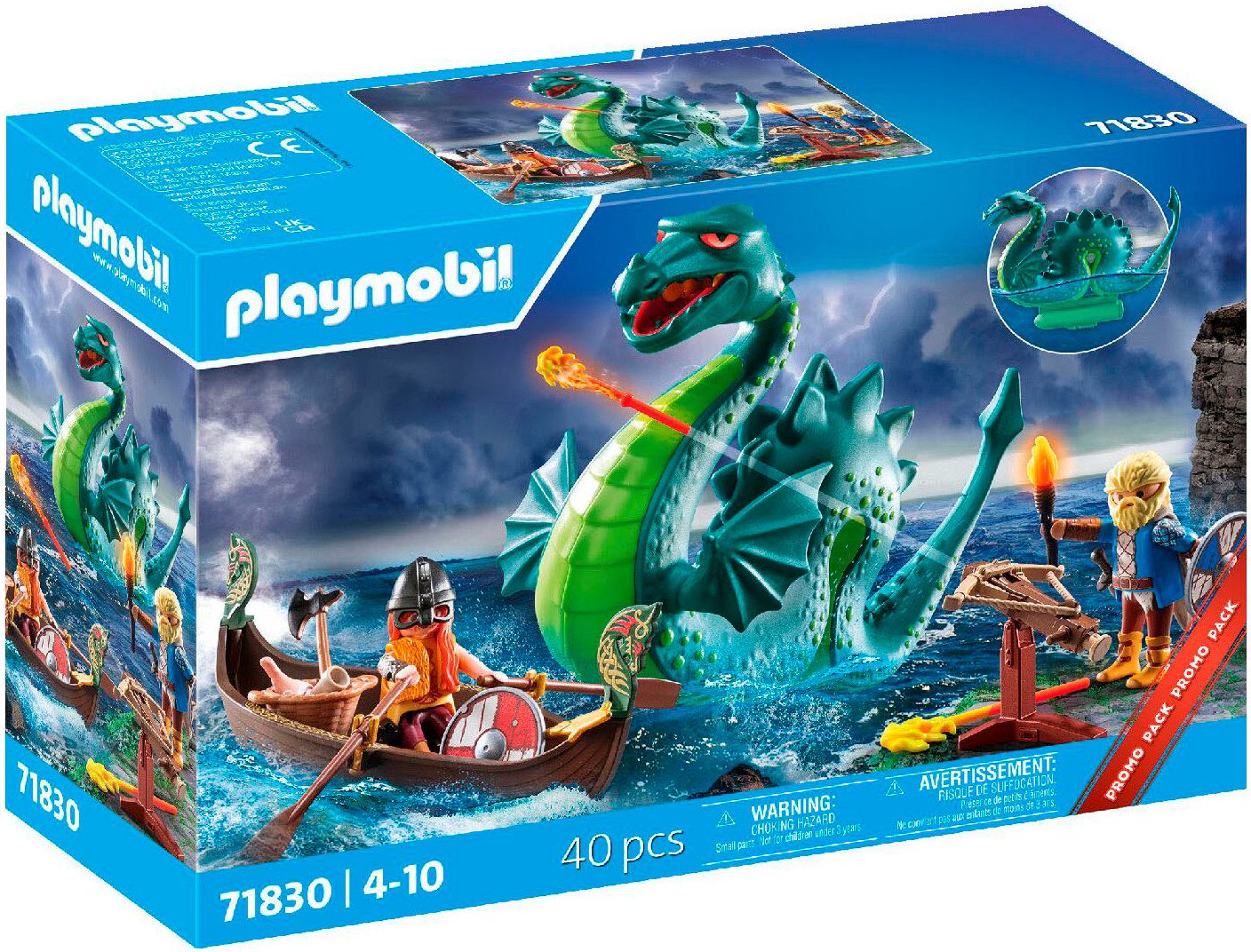 Playmobil® Wikinger mit Seeungeheuer (71830), Playmobil günstig online kaufen