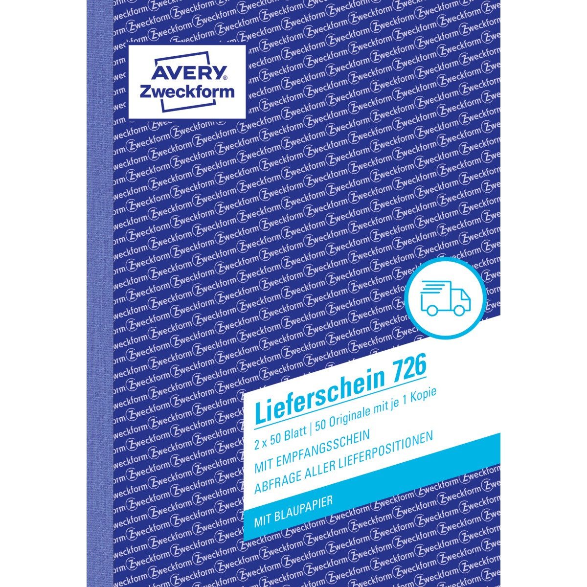 Avery Zweckform Geschäftspapier AVERY Zweckform Lieferschein mit Empfangsschein und Blaupapier DIN A5