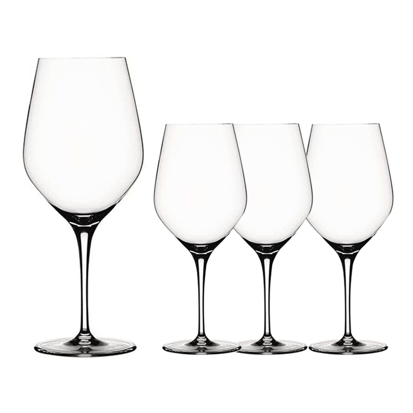 SPIEGELAU Glas Authentis Bordeauxgläser, 4-tlg., Kristallglas