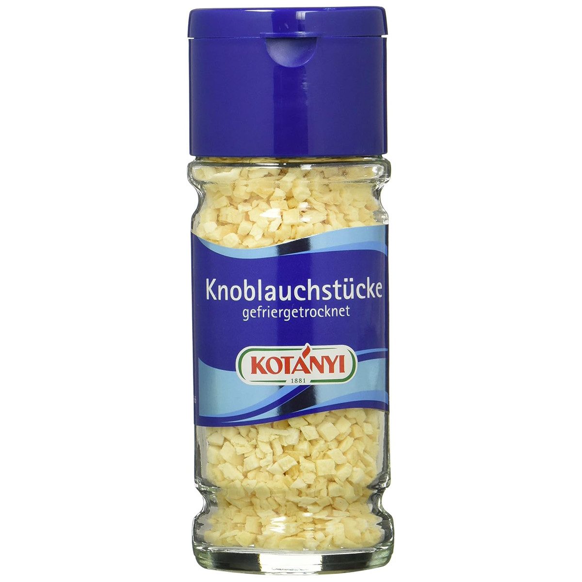 KOTANYI Gewürz, Kotanyi Knoblauchstücke gefriergetrocknet würzig intensiv 18g