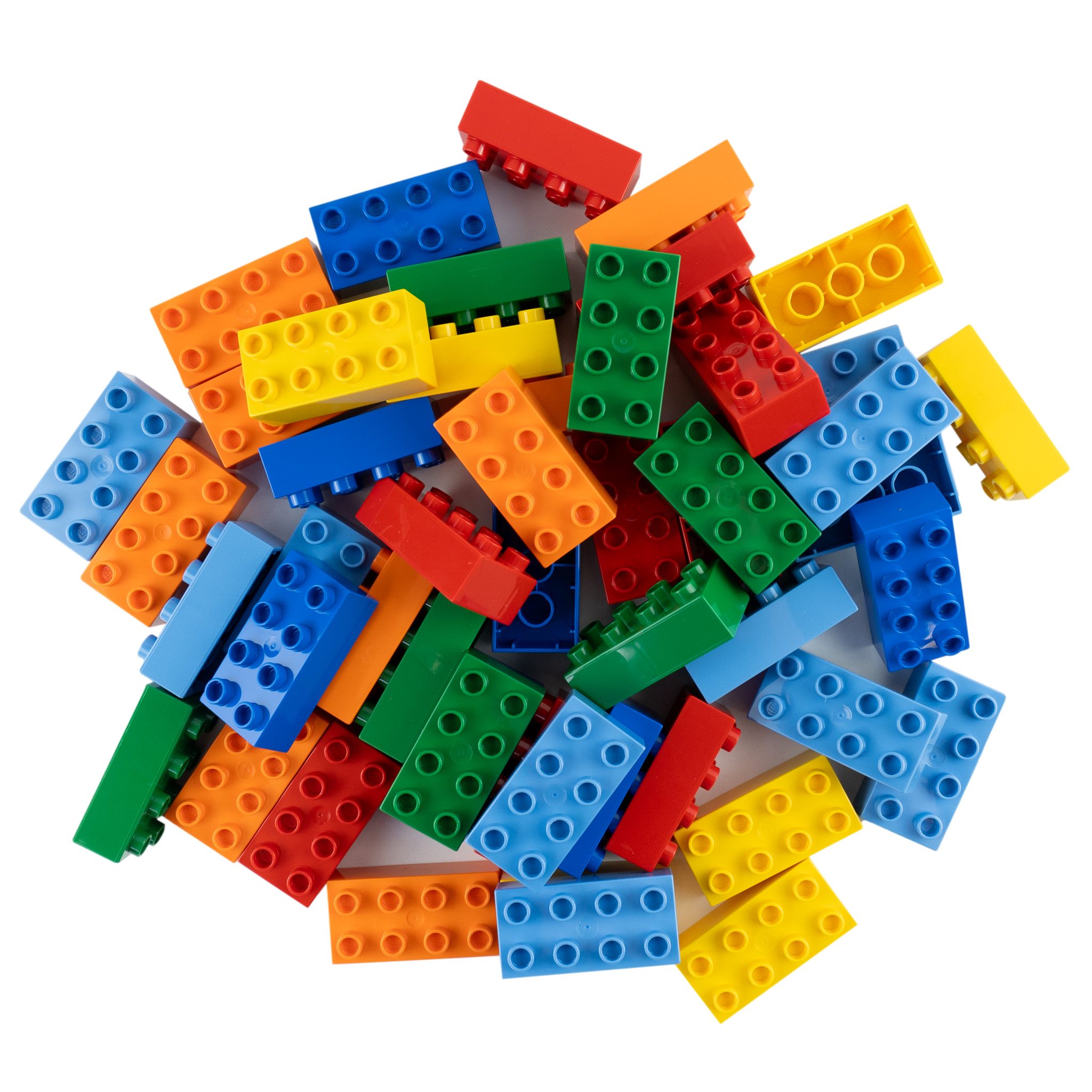 LEGO® DUPLO® 2x4 Steine Bausteine Bunt Gemischt - 3011 NEU! Menge 100x Spielbausteine