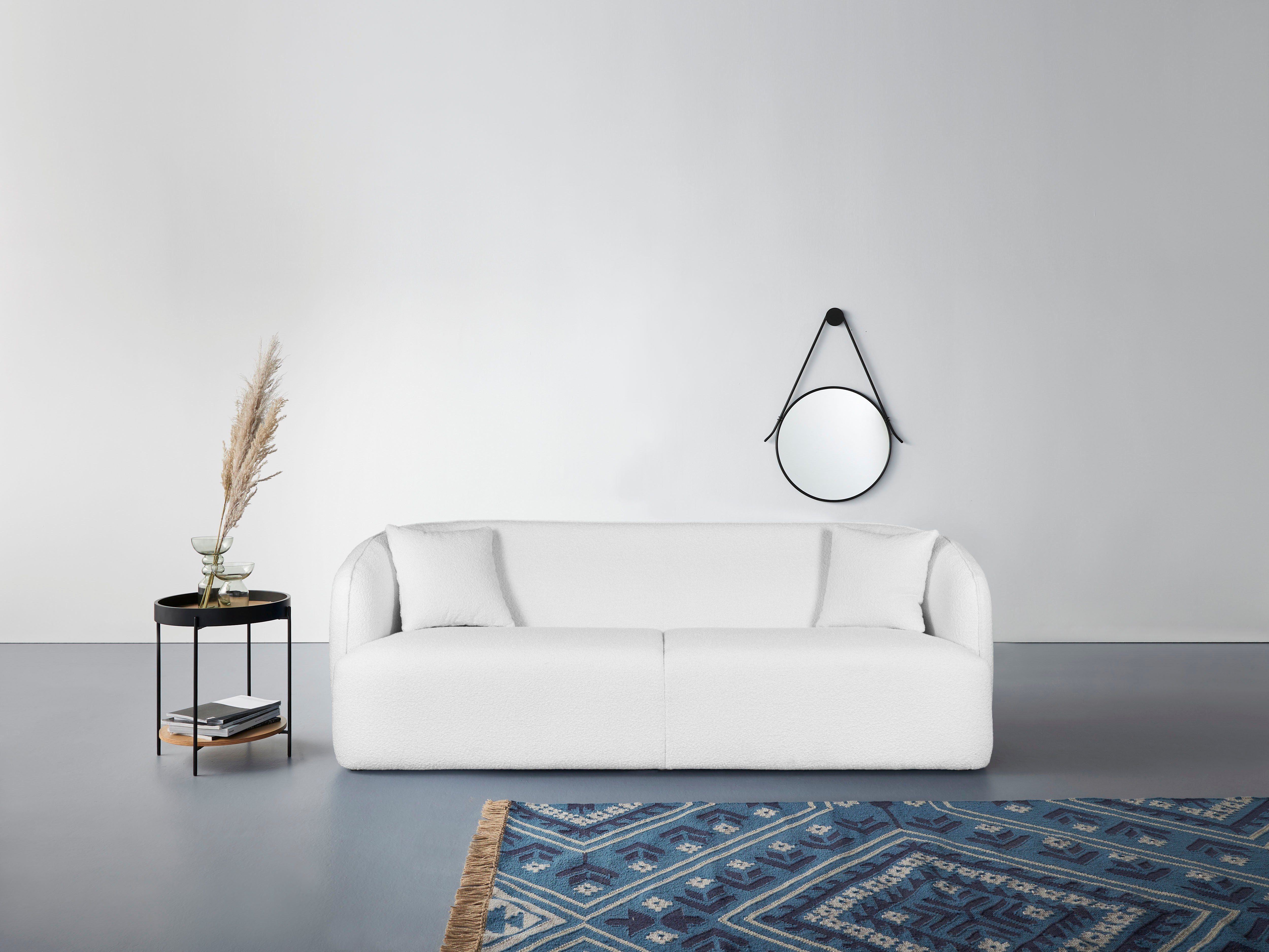 andas 3-Sitzer "Knautschzone" auch mit Bouclé-Bezug günstig online kaufen