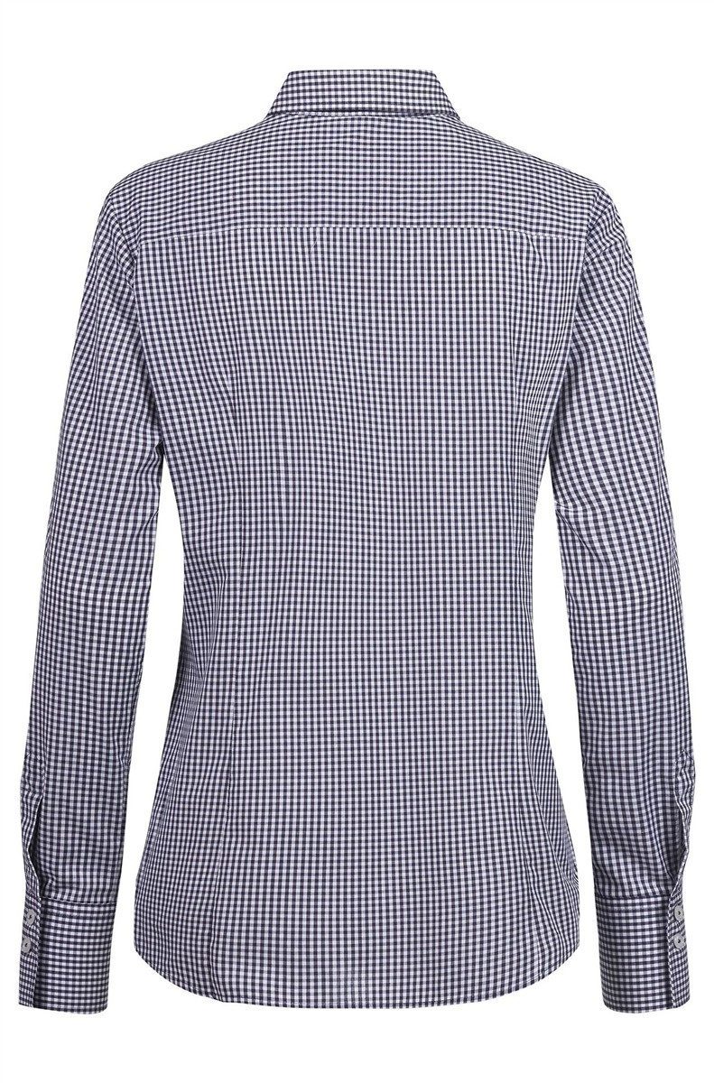 GREIFF Langarmbluse Greiff BASIC Damen Bluse Langarm Kent Regular vichy kar günstig online kaufen