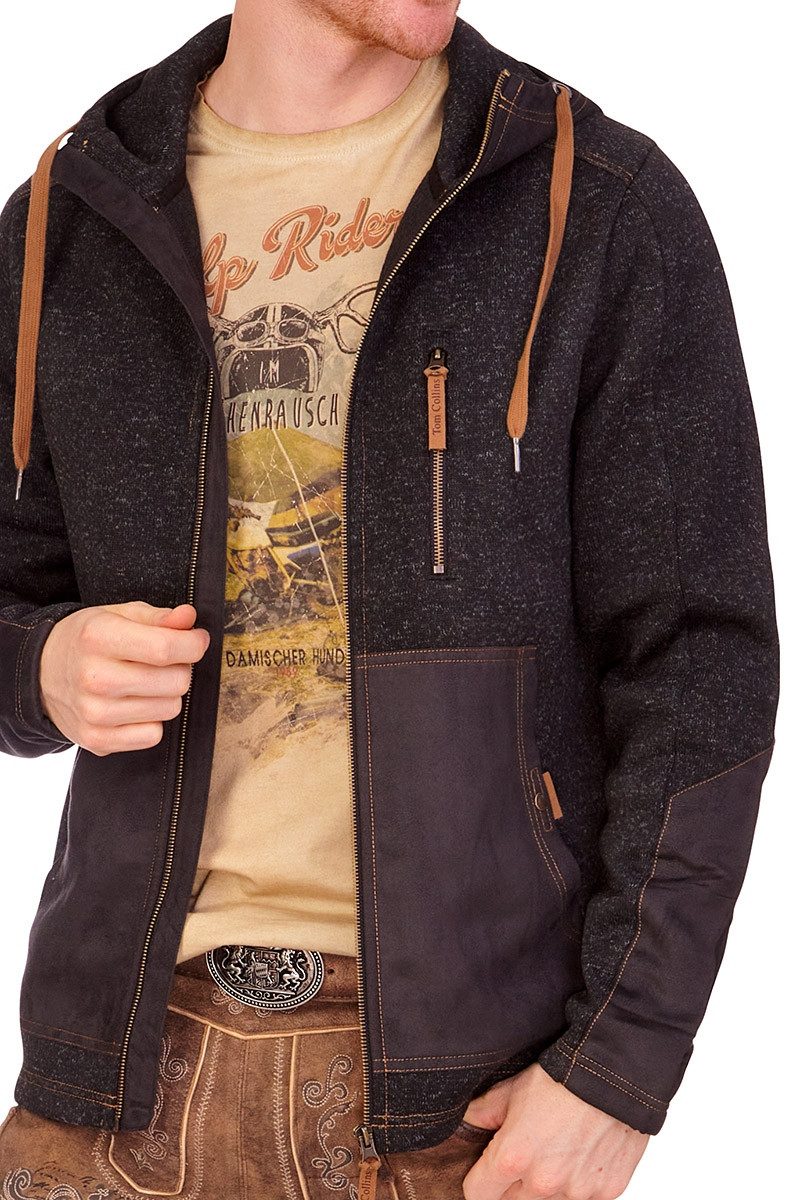 Tom Collins Outdoorjacke Strickfleecejacke Herren - günstig online kaufen