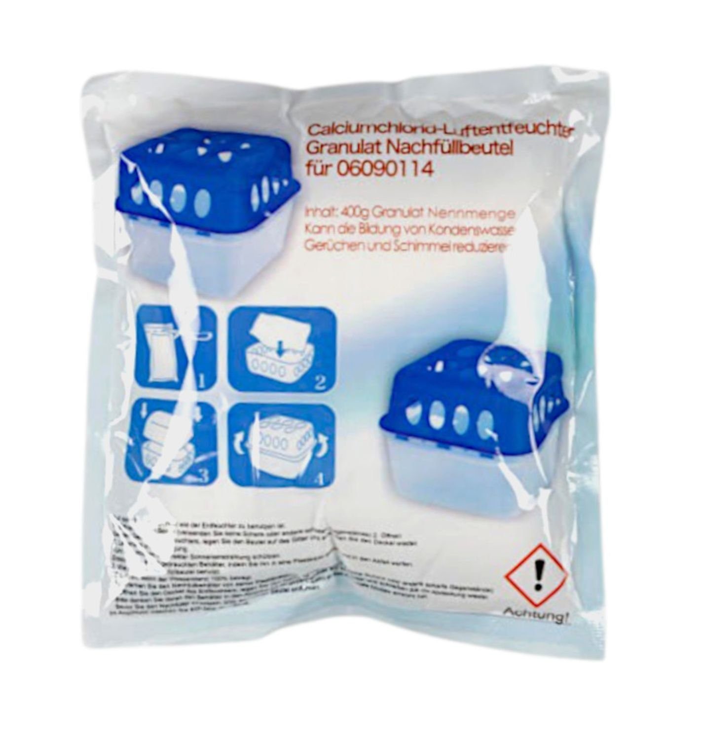 BURI Luftentfeuchter Luftentfeuchter Nachfüllbeutel 400g Granulatbeutel Rau günstig online kaufen