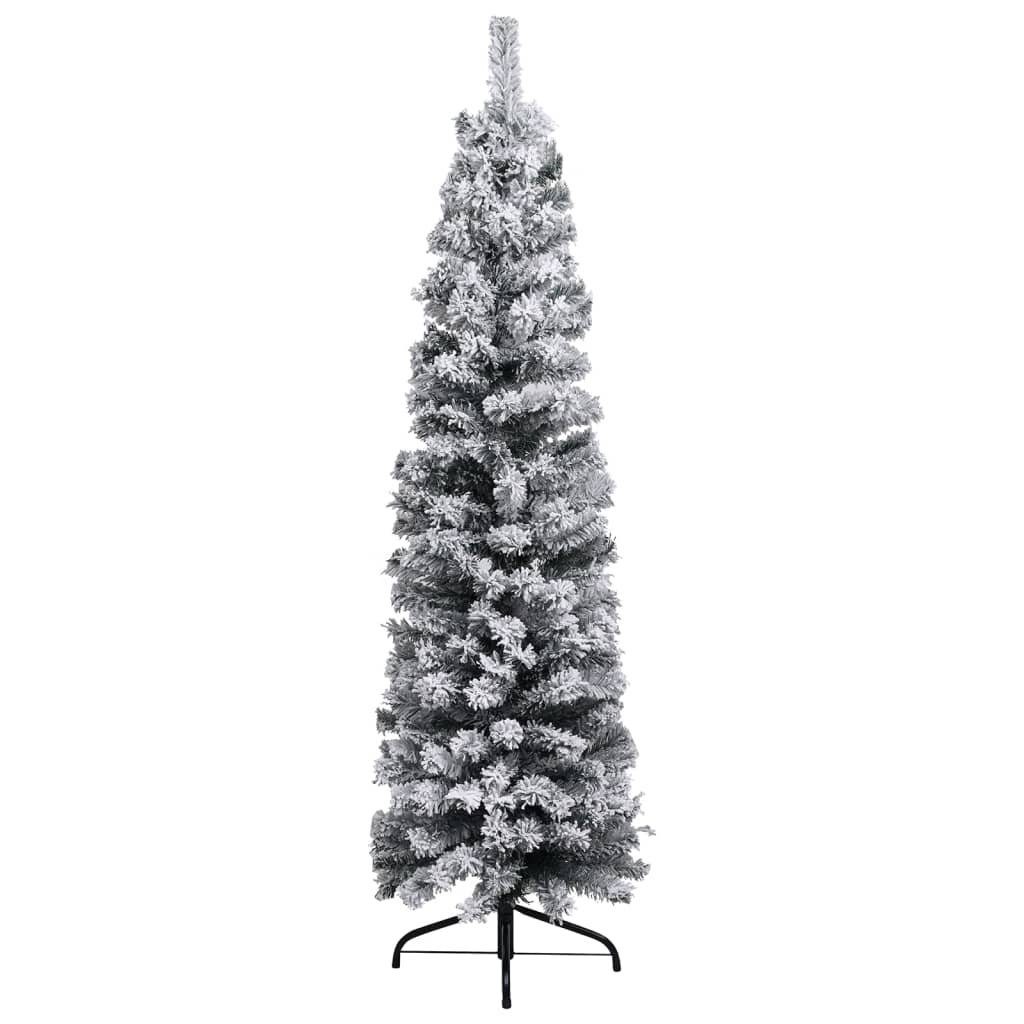 Schlank Schnee Künstlicher furnicato PVC 120 cm Weihnachtsbaum mit Grün
