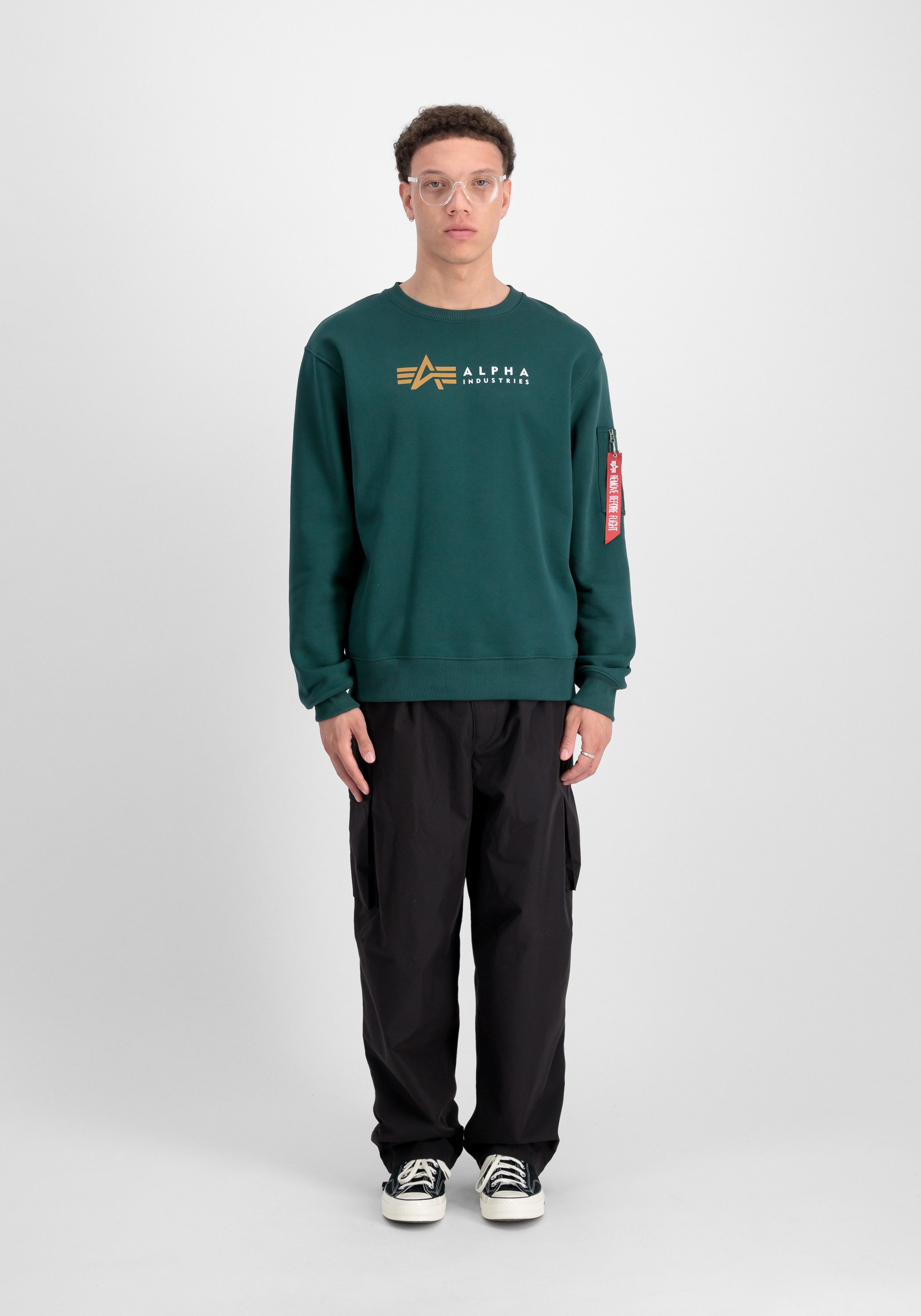 Alpha Industries Sweater Alpha Label Sweatshirt