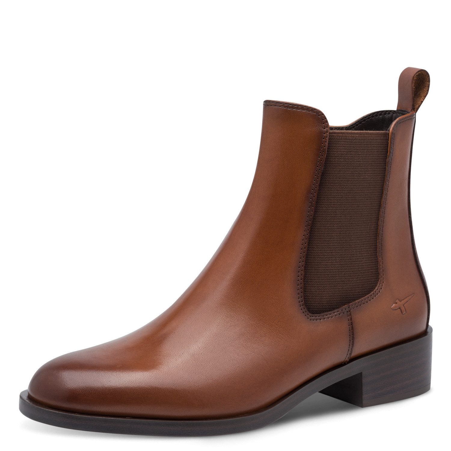 Tamaris Chelseaboots Blockabsatz, Stiefelette mit praktischem Innenreißverschluss