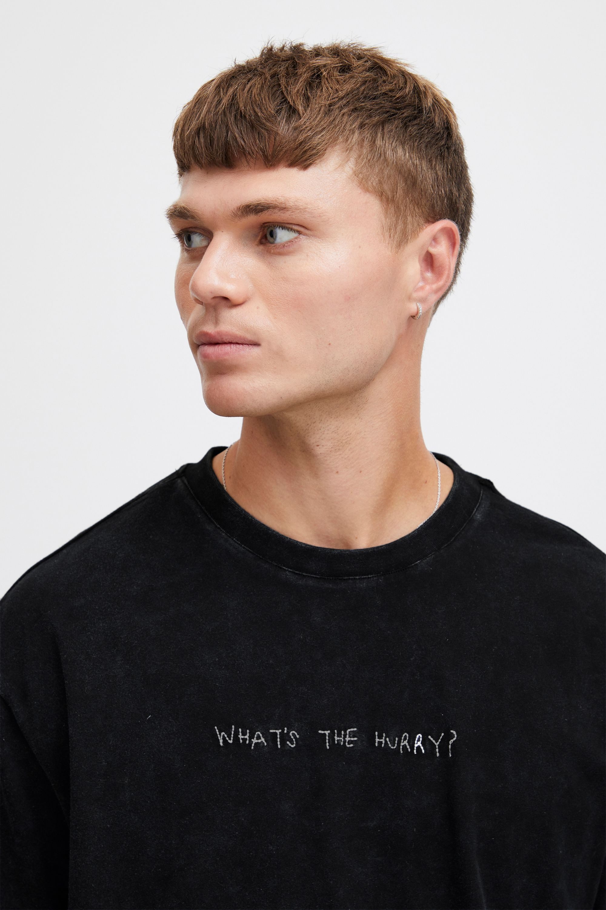 !Solid T-Shirt SDHammad Modisches Oberteil