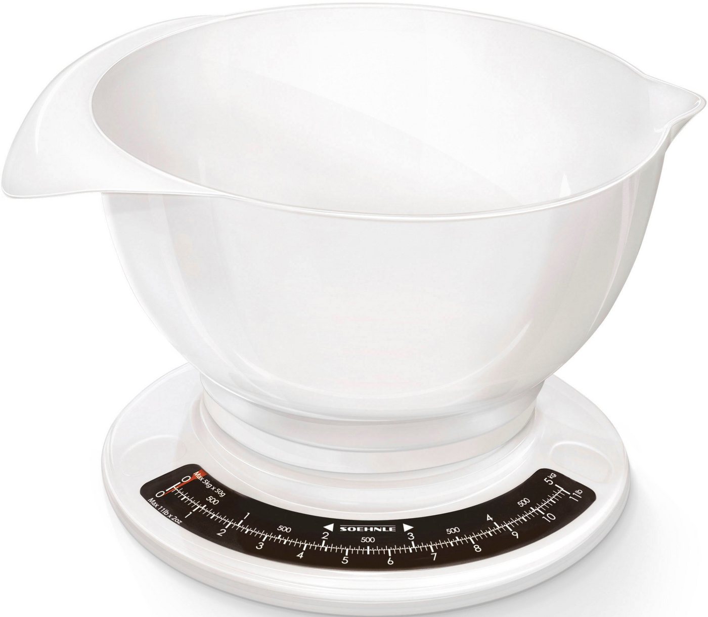 Soehnle Küchenwaage Culina Pro, (2-tlg), mit großer Rührschüssel