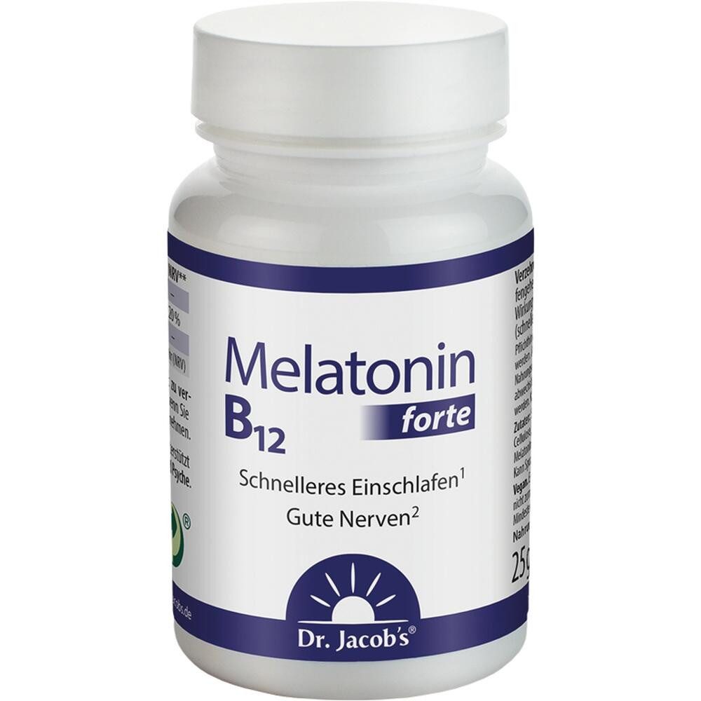 Dr. Jacob's Medical MELATONIN B12 forte Dr.Jacob's Tabletten Tabletten, 90 St.