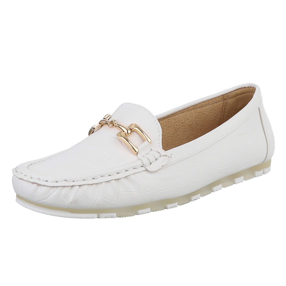 Ital-Design Elegante Mokassins mit Schnalle für Damen - Komfortabel & Stilv günstig online kaufen