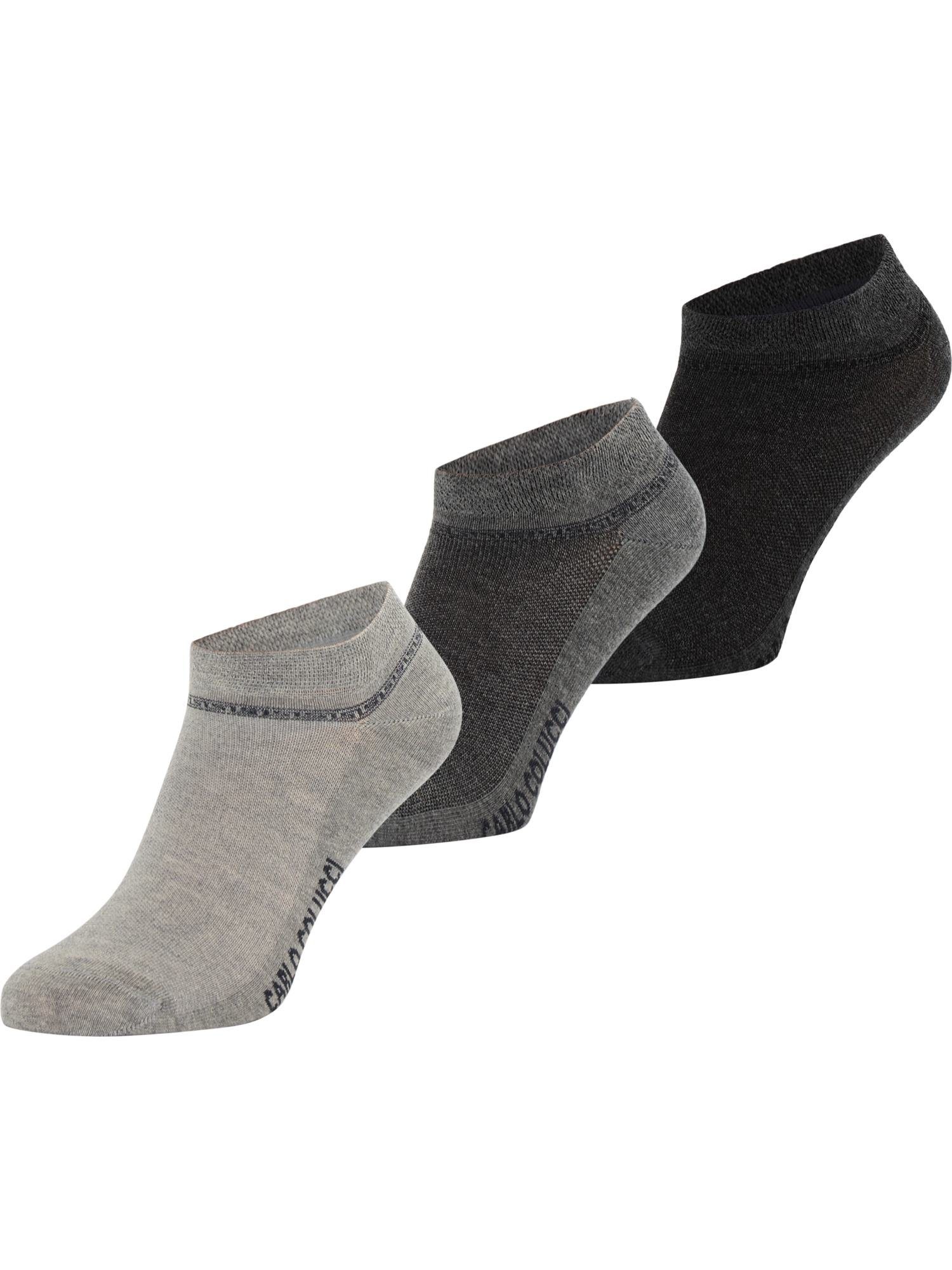 Anthrazit CARLO Sneakersocken COLUCCI / Grau Amalfi