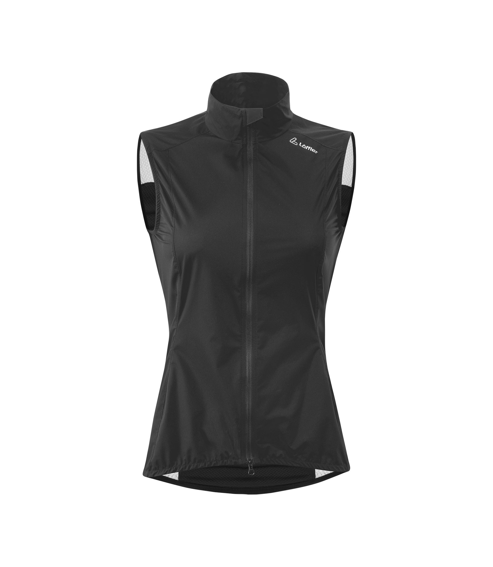 Löffler Fahrradjacke W BIKE VEST WPM POCKET Damen Rad-Weste Schwarz