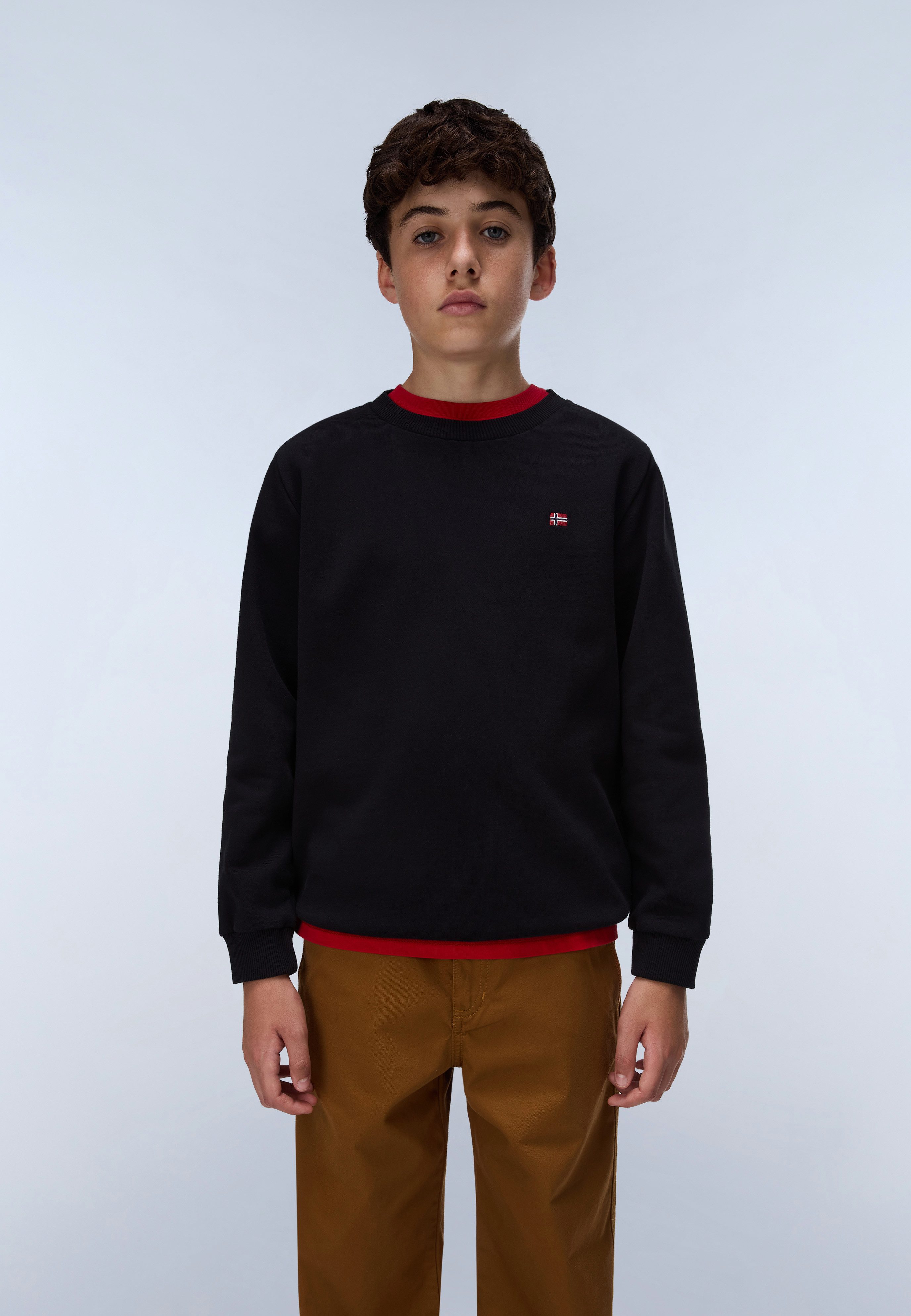 Napapijri Sweatshirt klassische Sweatshirt-Ausführung, aus Baumwolle und Polyester – Bild 2 von 5