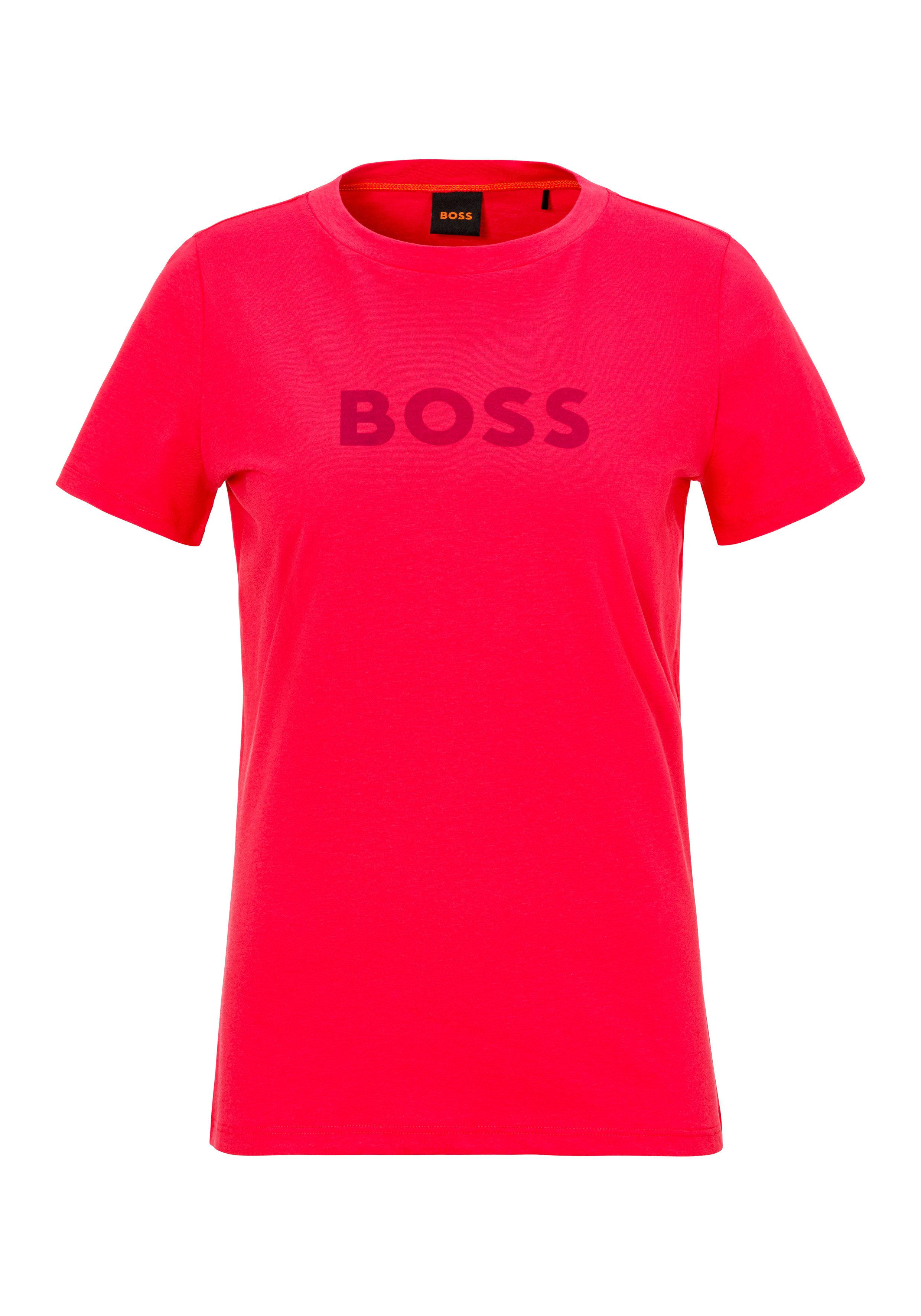 BOSS ORANGE T-Shirt Elogo Premium Damenmode günstig online kaufen