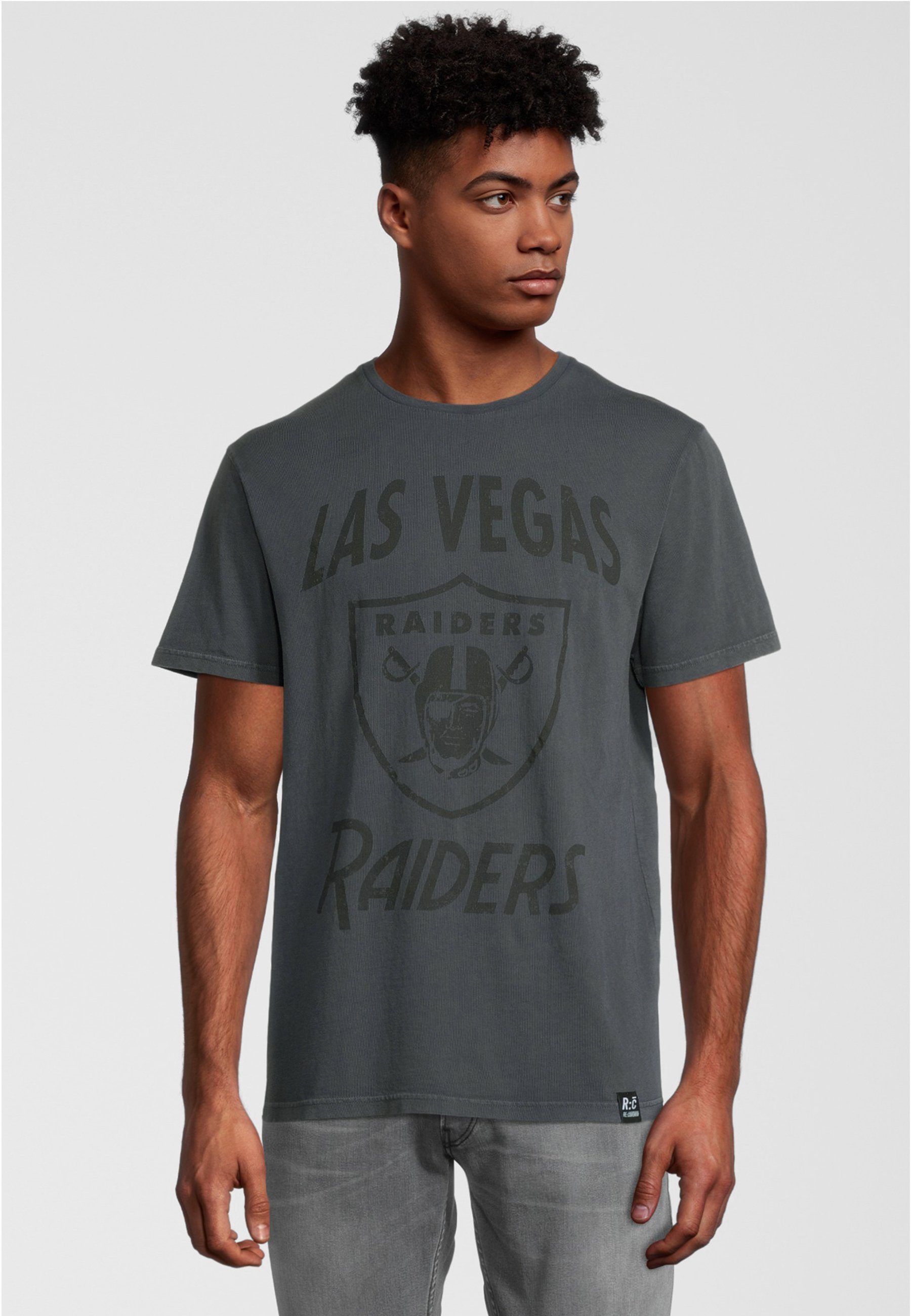 Recovered T-Shirt NFL Raiders Logo GOTS zertifizierte Bio-Baumwolle | T-Shirts