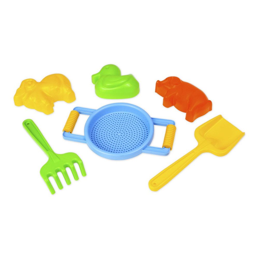 Lena® Sandform LENA - Sandsieb mit Zubehör - 6-tlg.