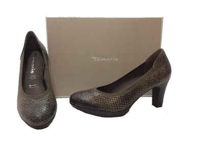 Tamaris Tamaris Da.Pumps Pepper Snake grau/braun; 5,5cm Pumps