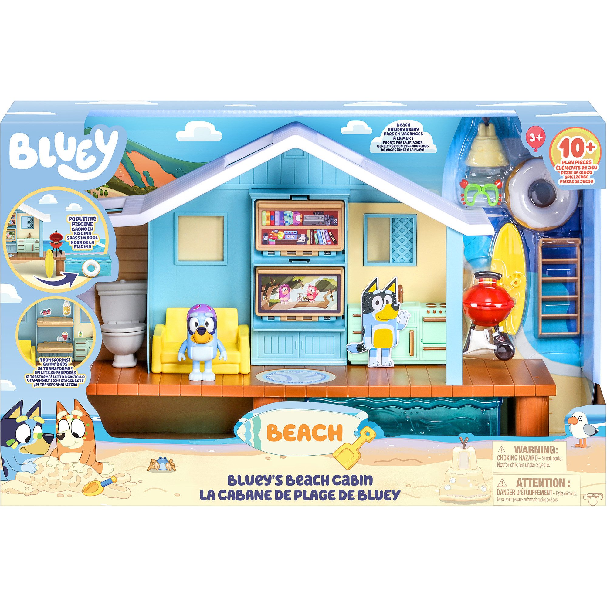 Moose Toys Spielwelt Moose Toys Bluey - Blueys Beach Cabin