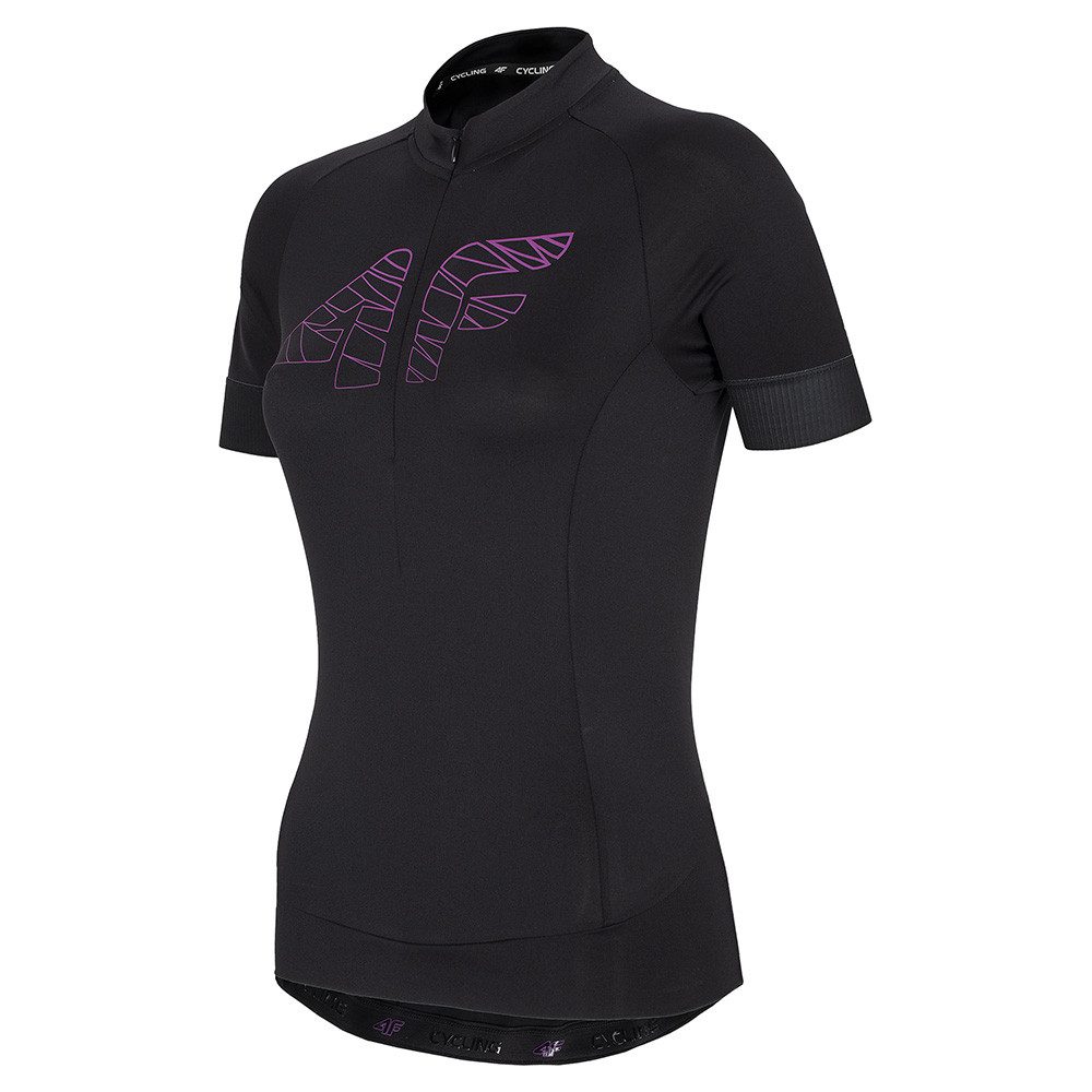 4F T-Shirt 4F - Radtrikot - Damen Bikeshirt - schwarz
