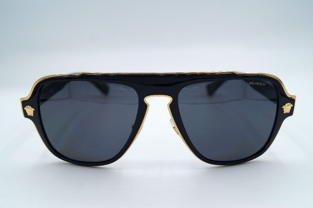 Versace Sonnenbrille VERSACE Sonnenbrille Sunglasses VE 2199 100281 Polarized