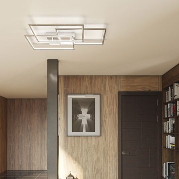 WOFI LED Deckenleuchte, LED-Leuchtmittel fest verbaut, Warmweiß, Deckenlampe LED Deckenlampe modern Deckenleuchte Wohnzimmer