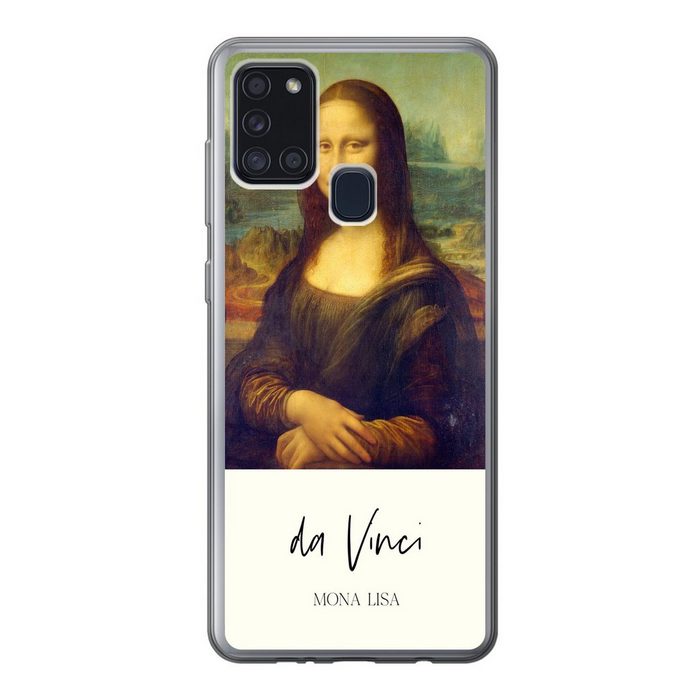 MuchoWow Handyhülle Mona Lisa - Leonardo da Vinci - Alte Meister Handyhülle Samsung Galaxy A21s Smartphone-Bumper Print Handy