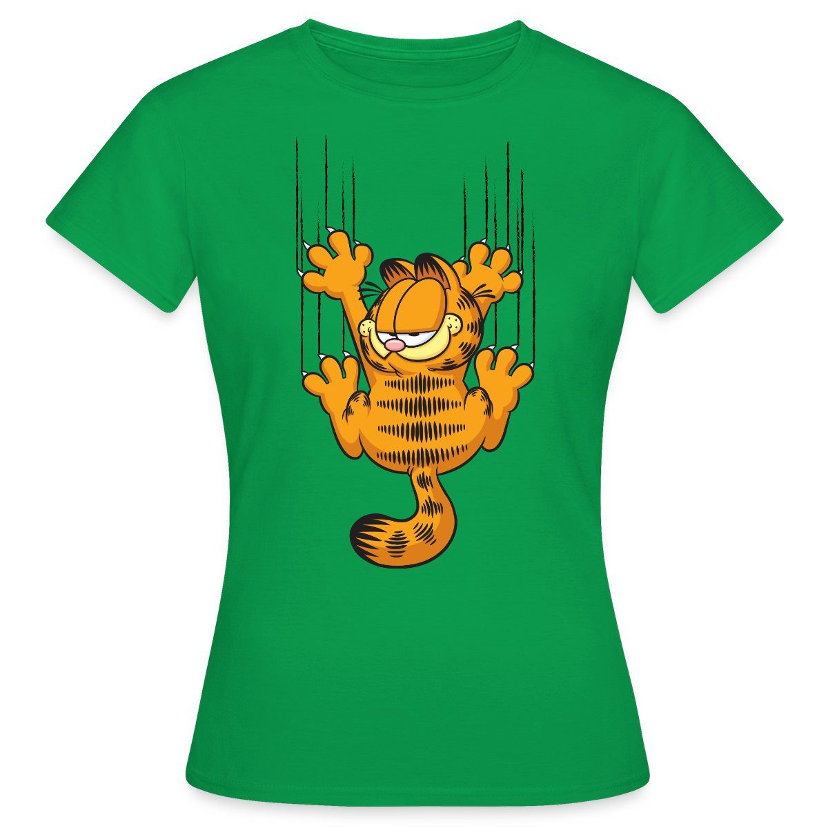 Spreadshirt T-Shirt Garfield Kratzer Frauen T-Shirt günstig online kaufen