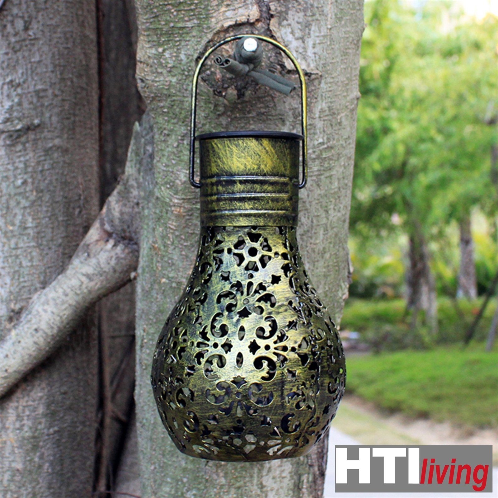 HTI-Living LED Solarleuchte Solarleuchte Luna 4er Set Blüten Bronze, LED, S günstig online kaufen