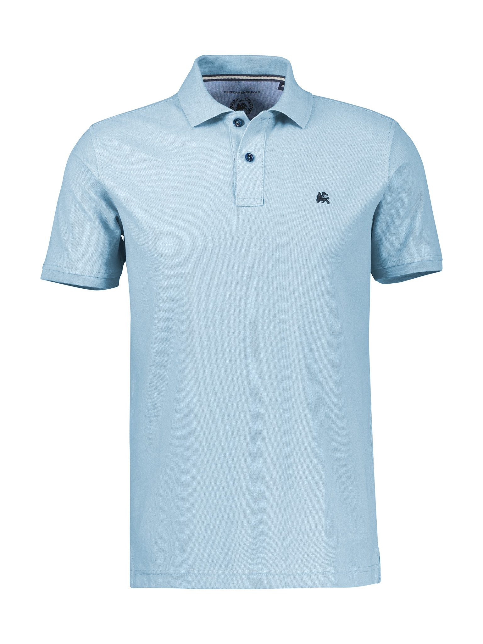 LERROS Poloshirt mit Logo-Stickerei, kurzarm