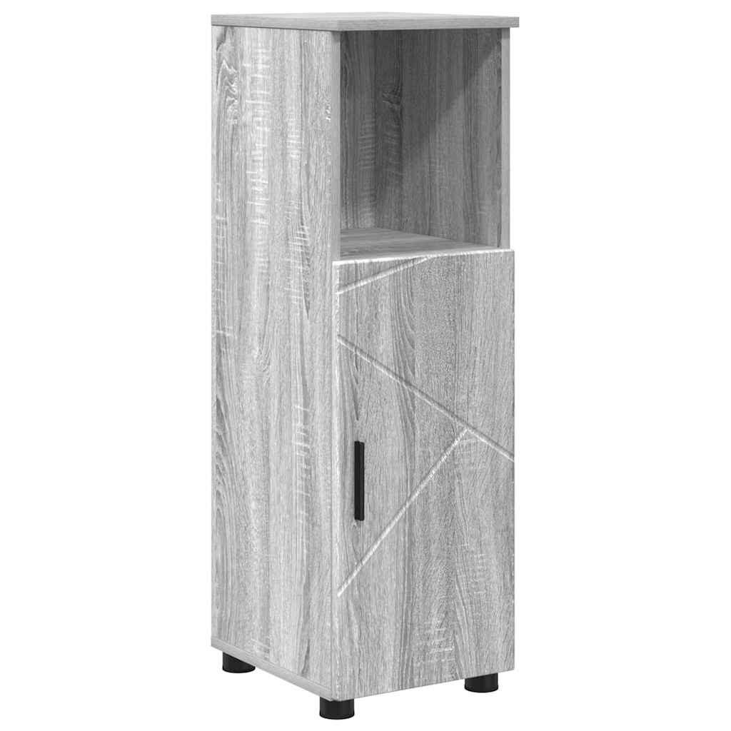 vidaXL Badezimmerspiegelschrank Badezimmer Schrank Grau Sonoma günstig online kaufen