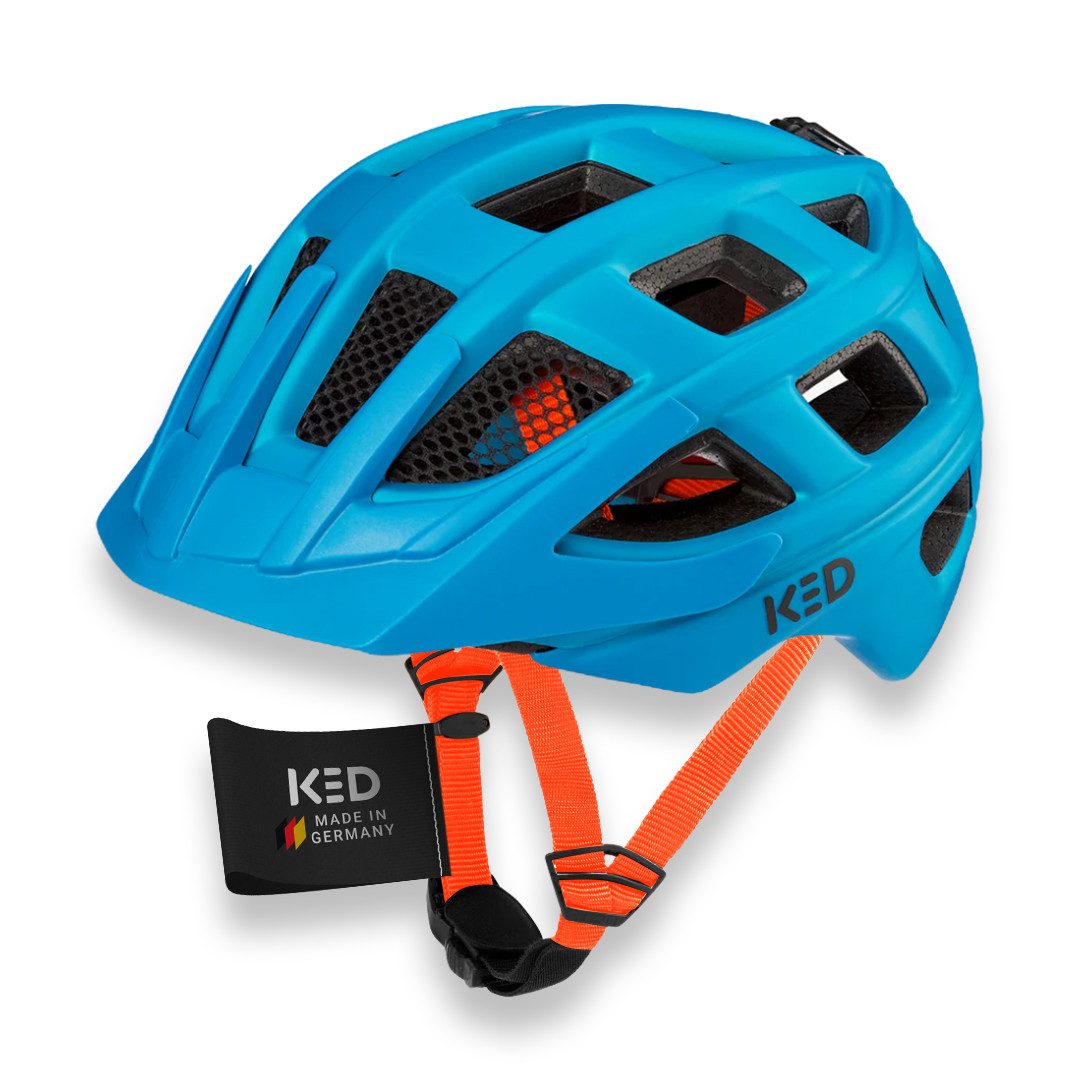 KED Fahrradhelm Kailu Jugend MTB Helm, Mit K-FIT Anpassungssystem Und Sicherer Gurtführung