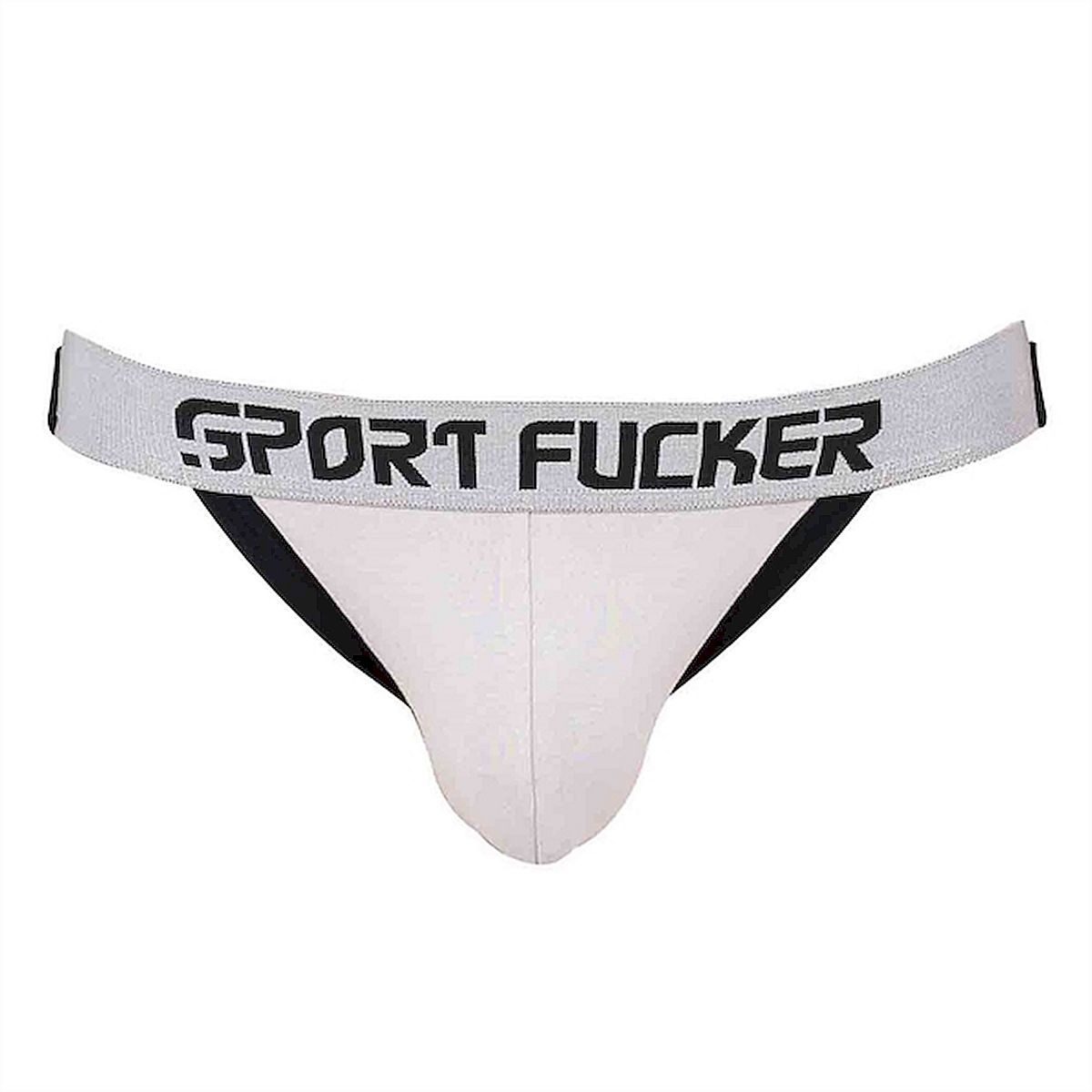 String Sport Fucker Bullpen Jockstrap - Schwarz / Grau