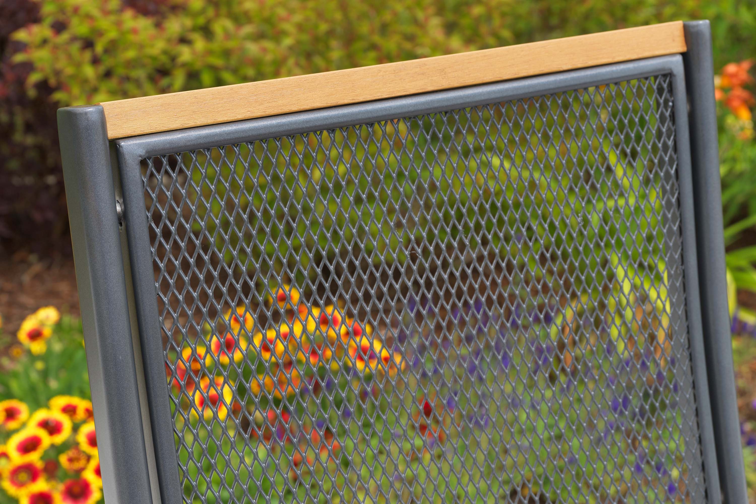 MERXX Gartensessel Itanos (1-St), Armlehnen aus Kunststoff in Holzoptik